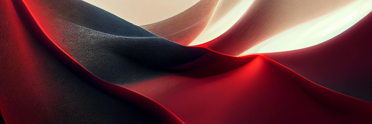 Abstract flow of lines representing connection and audience